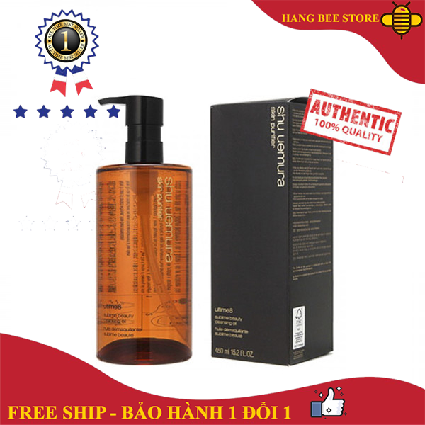 [HOT SALE] Dầu Tẩy Trang Shu Uemura Ultime8 Beauty Oil 450ml – Dòng sản phẩm tẩy trang cao cấp nổi tiếng của Nhật Bản. Với các thành phần hoàn toàn từ gốc thực vật hỗ trợ làm sạch da rất ưu việt
