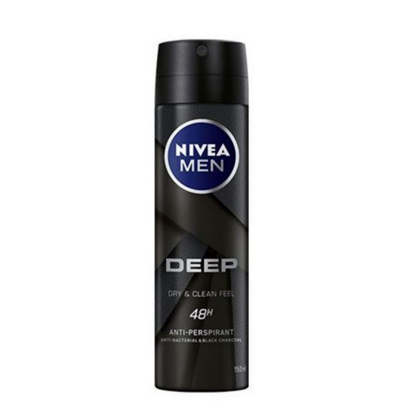 Xịt Ngăn Mùi Nivea Men Than Hoạt Tính (150Ml)