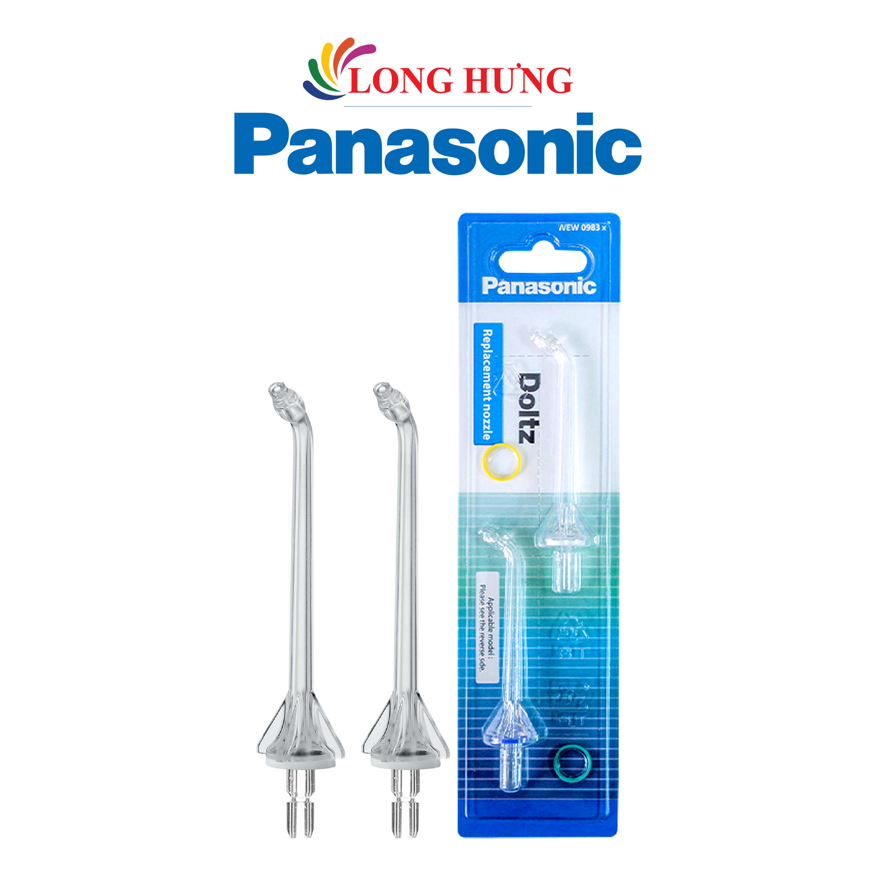 Đầu xịt thay thế máy tăm nước vệ sinh răng miệng Panasonic EW1511 WEW0983X401 - Hàng chính hãng - Công nghệ siêu âm đảm bảo vệ sinh cho răng miệng