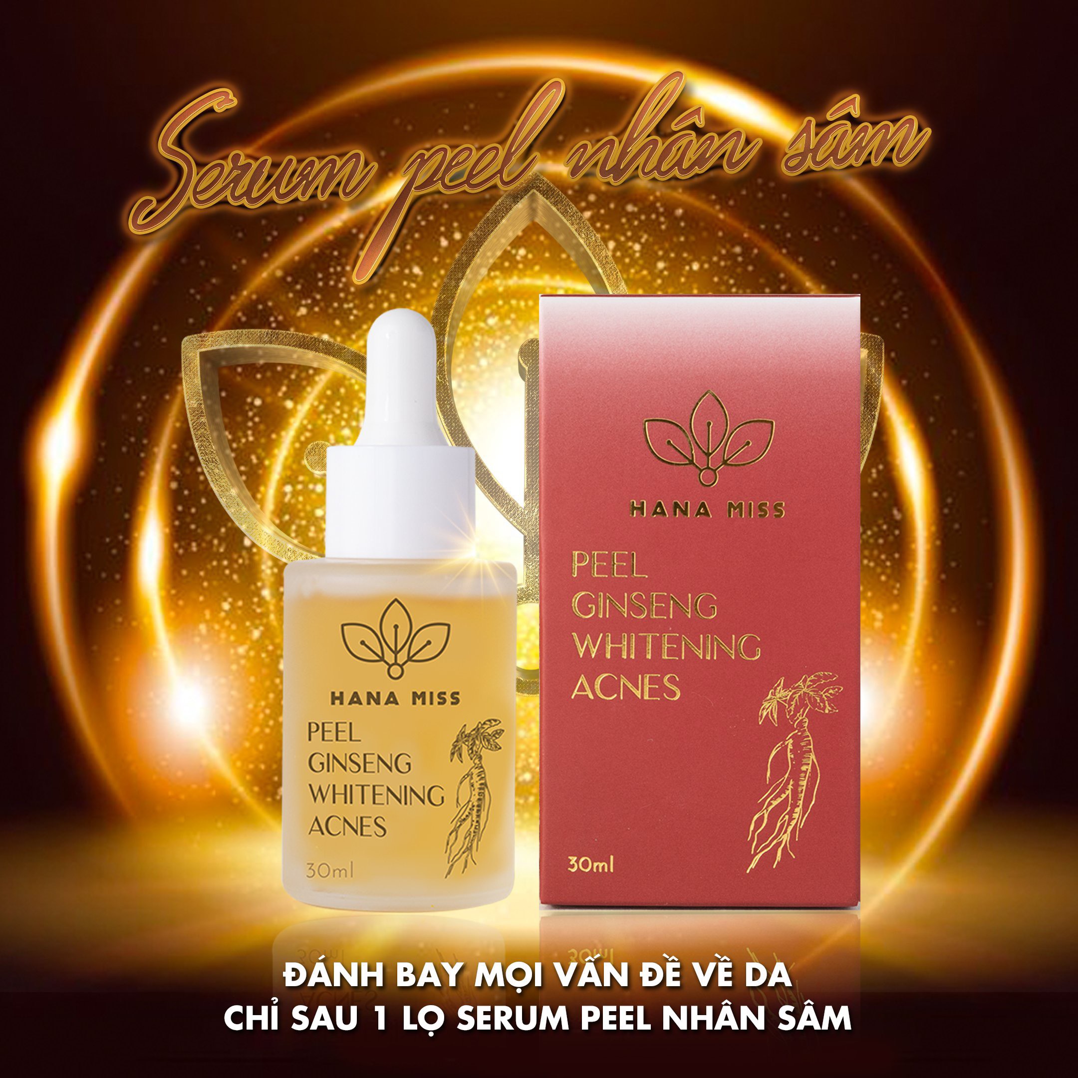 Serum Peel Da Nhân Sâm Hana Miss Cam Kết Hàng Chính Hãng