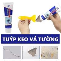 KEO VÁ TƯỜNG ĐA NĂNG CHỐNG THẤM COMBO 2 TUÝP 250G | KEO TRÁM VẾT NỨT TƯỜNG VÁ LỖ ĐINH KHE HỞ SỬA TƯỜNG CHỐNG BONG TRÓC
