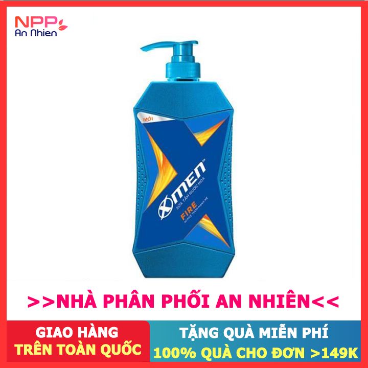 Sữa Tắm Nước Hoa X Men Fire 650G - Npp An Nhiên