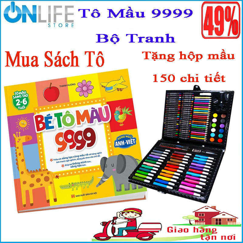 Tập Tô Màu Cho Bé 9999 Giá Rẻ Tháng 8,2023|Biggo Việt Nam