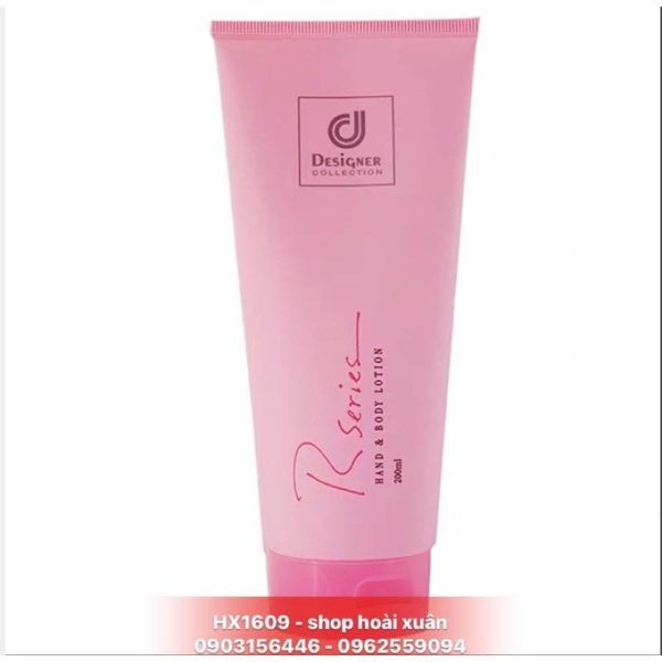 [Hcm]Sữa Dưỡng Thể Designer Collection R Series Hương Nước Hoa Hồng Hand & Body Lotion Malaysia Cosway - Hx1609