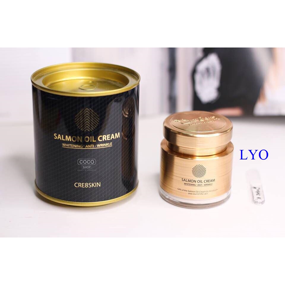 Kem dưỡng cá hồi Cre8skin Salmon Oil Cream 80g - Lyo Shop