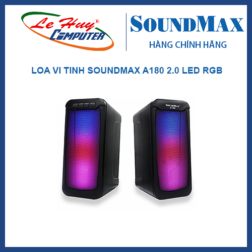 Loa vi tính SoundMax A180 2.0 LED RGB