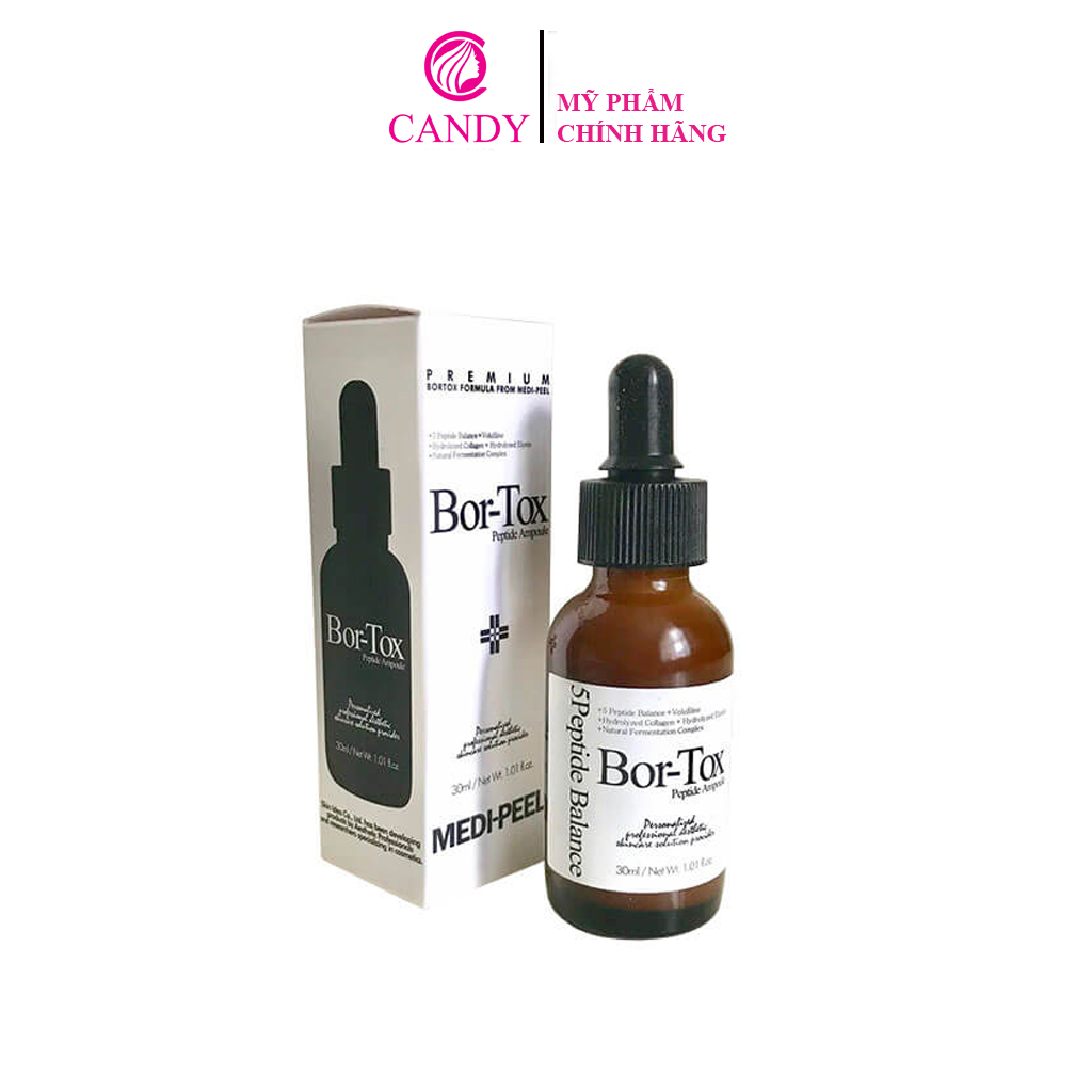 [Hcm]Medi Peel Bor Tox Peptide Ampoule 30Ml Tinh Chất Căng Bóng Da Ngăn Ngừa Chống Lão Hóa ( Chính Hãng)