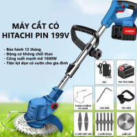 Máy cắt cỏ pin MAKITA 199V máy cắt cỏ cầm tay mini CÓ LƯỠI CƯỚC lõi đồng 100% tặng 9 lưỡi cắt