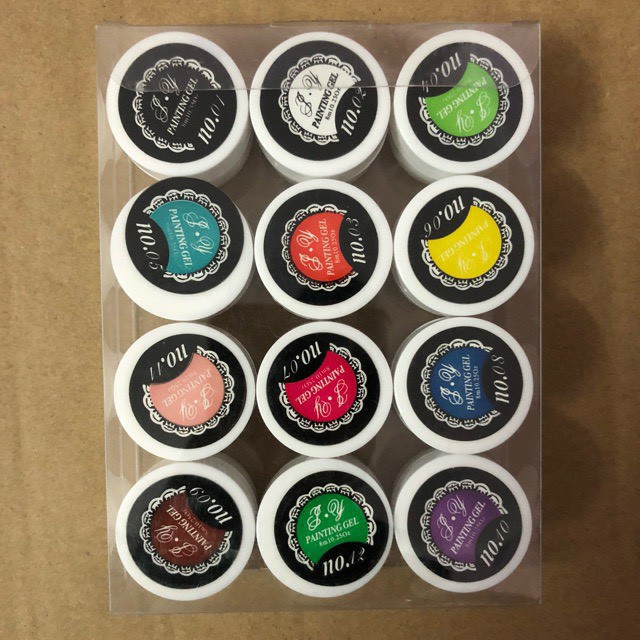 Set Gel Móng 12 Màu