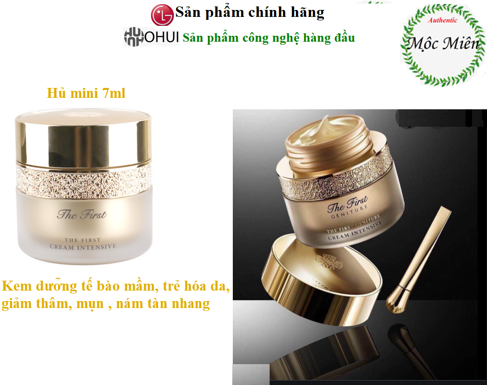 [Hcm]Kem Dưỡng Da Chống Lão Hóa Giảm Thâm Mụn Nàm Tàn Nhang Ohui The First Cream Intensive Hủ Mini 7Ml