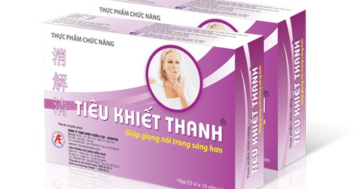 Tiêu Khiết Thanh - Giúp Giọng Nói Trong Sáng Hơn ( 30 Viên/Hộp)