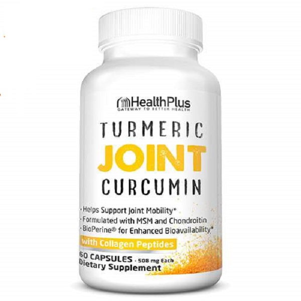 Turmeric Joint With Collagen Peptides 150Mg | Sức Khỏe Xương Khớp 450Mg Tumeric Bột Rễ Củ Nghệ Và 50Mg Curcumin & 50Mg Msm Chondroitin 100Mg L. Reuteri Và 150Mg Collagen Peptide (Dạng Thuỷ Phân Của Collagen) (60 Viên Nang)