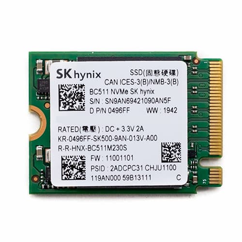 SSD Hynix BC711 256GB M2 2230 PCIe NVMe Gen 3×4