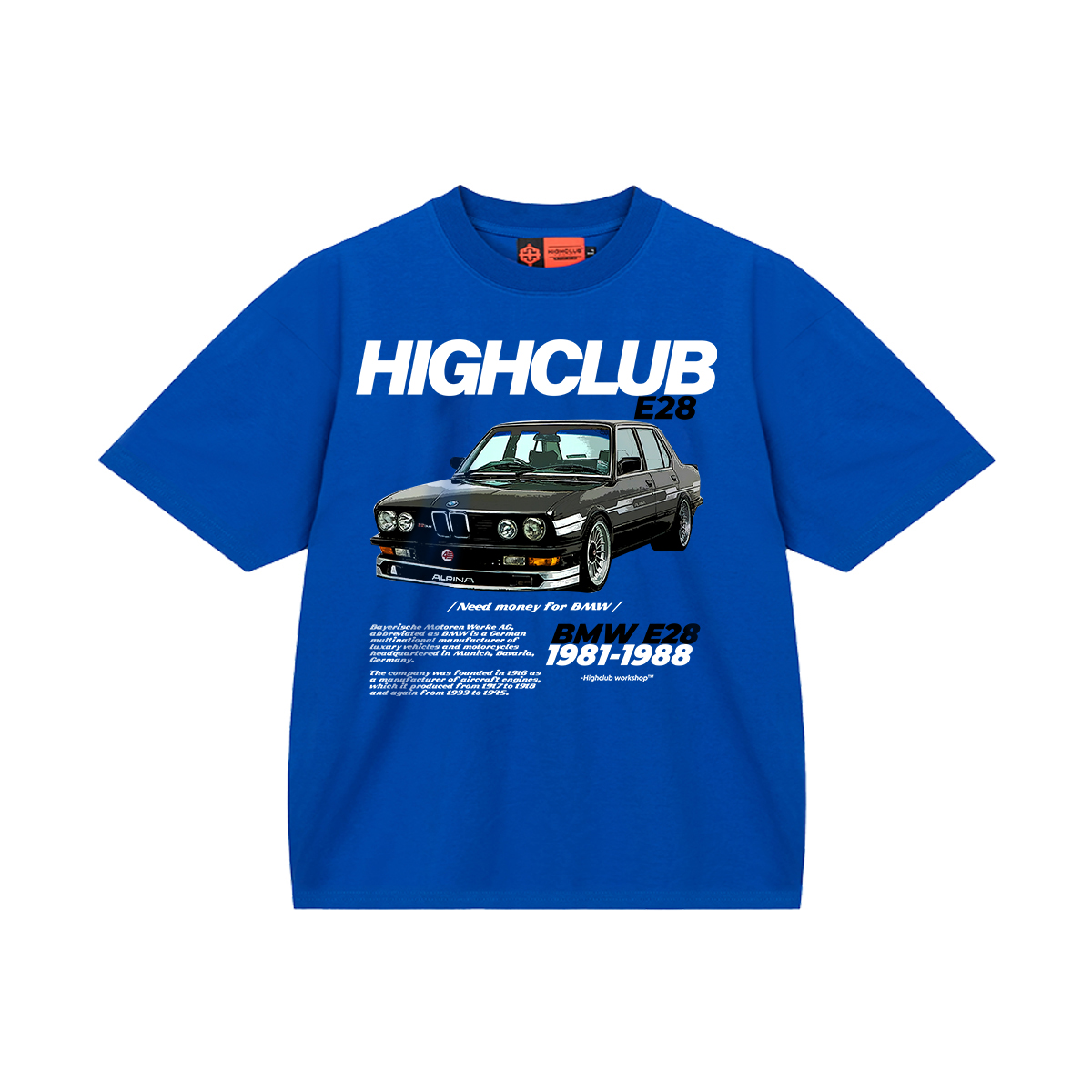 Áo Thun NEED MONEY Porsche/Ferrari/Bmw/Nissan - HIGHCLUB Brand Chính Hãng