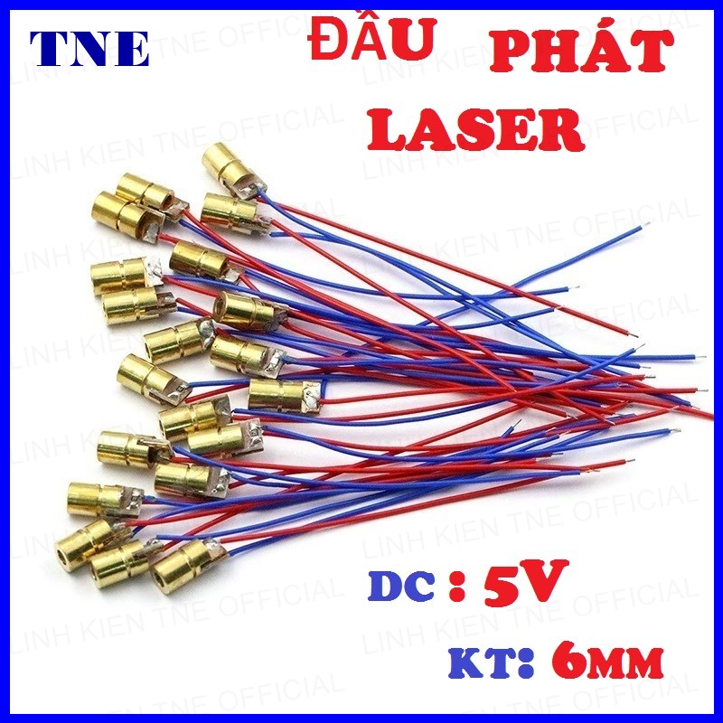 Diode laser 5V đầu laser 6MM