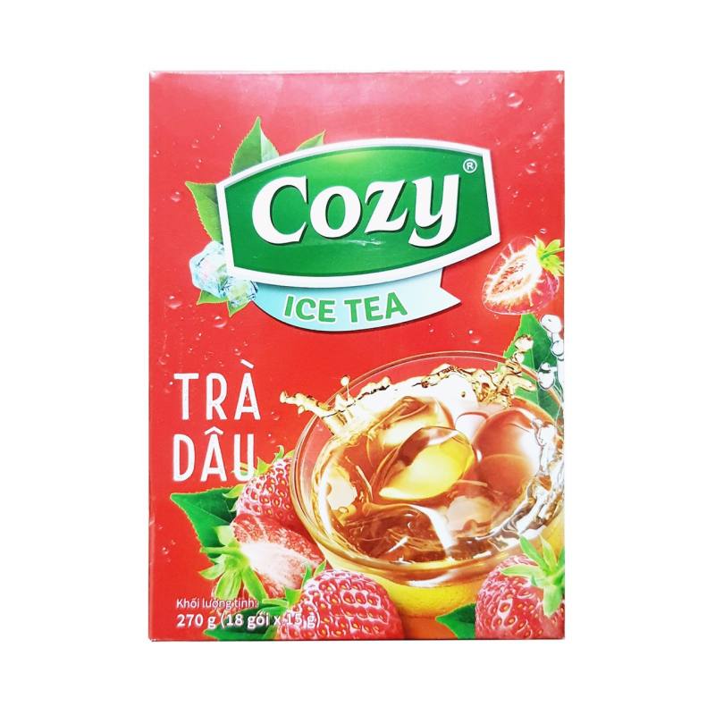 Trà Cozy hòa tan Icetea 240g (16 gói x 15g) Đủ hương vị