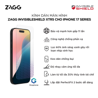 [iPhone 17/16/15/14/13] Kính cường lực ZAGG các loại: trong suốt nhám chống nhìn trộm bảo vệ mắt XTR