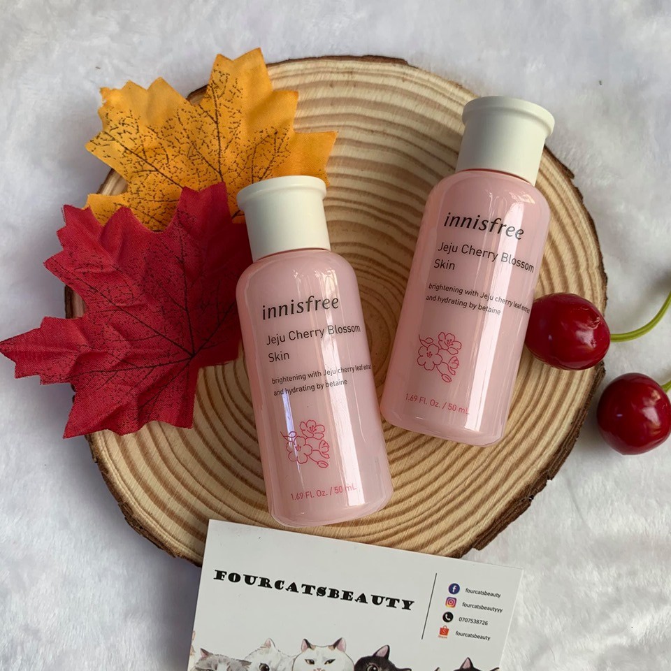 [Hcm]Minisize 50Ml Innisfree Jeju Cherry Blossom Skin