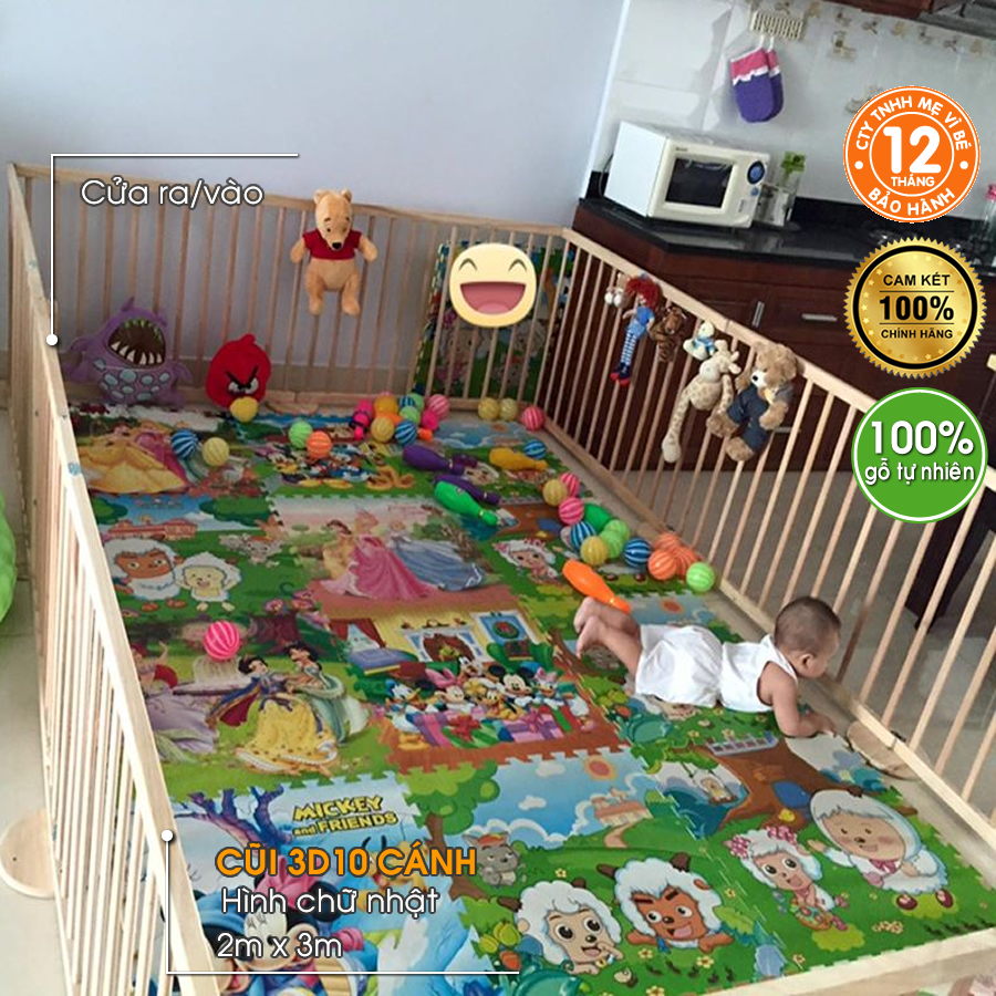 Quây gỗ 10 cánh cũi quây cho bé bằng gỗ quây cũi gỗ cho bé cũi gỗ cho bé quây gỗ cho bé cũi quây cho