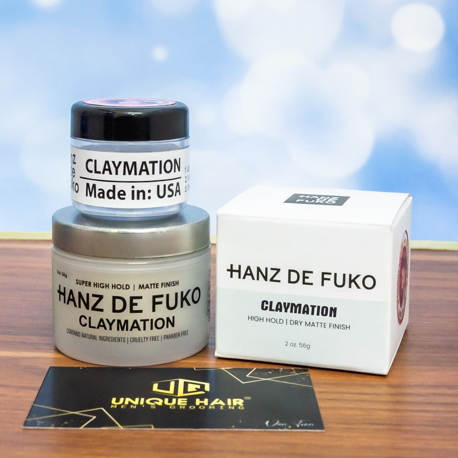 Sáp Vuốt Tóc Hanz De Fuko Claymation ! Travel Size 10 - 20 - 30G