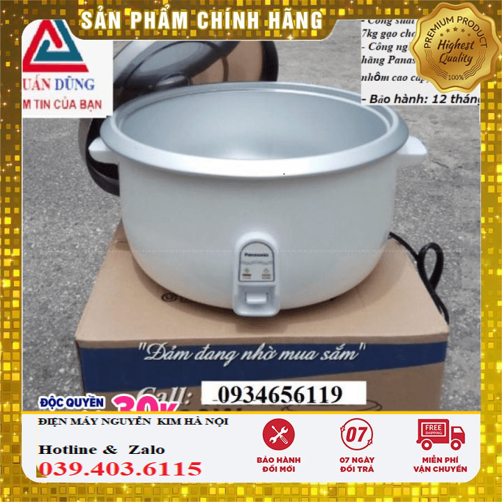 |CHÍNH HÃNG-GIÁ SỐC| Nồi cơm điện Panasonic 30l  công suất 3800w Nồi cơm điện công nghiệp