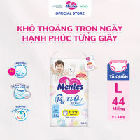 Tã quần Merries cỡ L 44 miếng