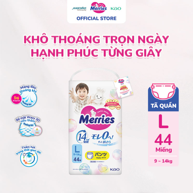 Sữa Tắm Gội Toàn Thân Chiết Xuất Tự Nhiên Merries Cho Bé Da Nhạy Cảm 500ml (Phiên Bản Đặc Biệt v2)