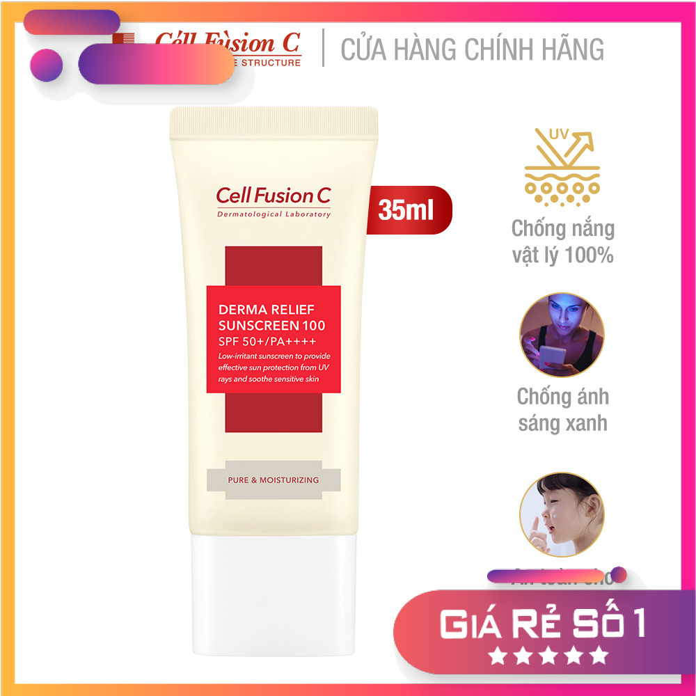 [HCM]Kem Chống Nắng Cell Fusion C D&agravenh Cho Da Dầu MụnN&acircng T&ocircng Da 50ML