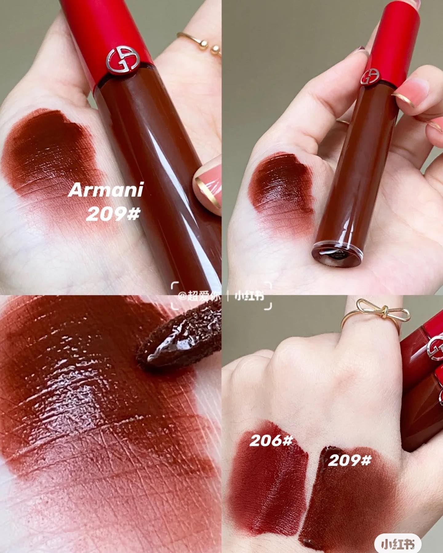 Son Kem Lì Giorgio Armani Lip Maestro Liquid Matte Lipstick - 209 Pazzalo