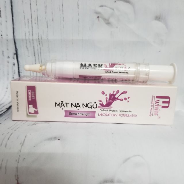 Mặt Nạ Ngủ Mask Botox Mwhite - Xóa Mờ Nám Tàn Nhang