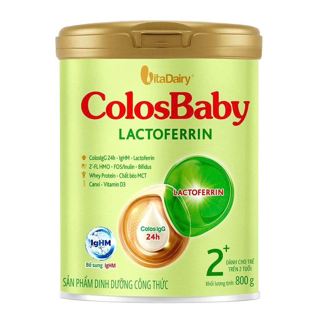 Sữa Bột ColosBaby Lactoferrin Lon 800g - Phù Hợp Cho Bé Sinh Mổ