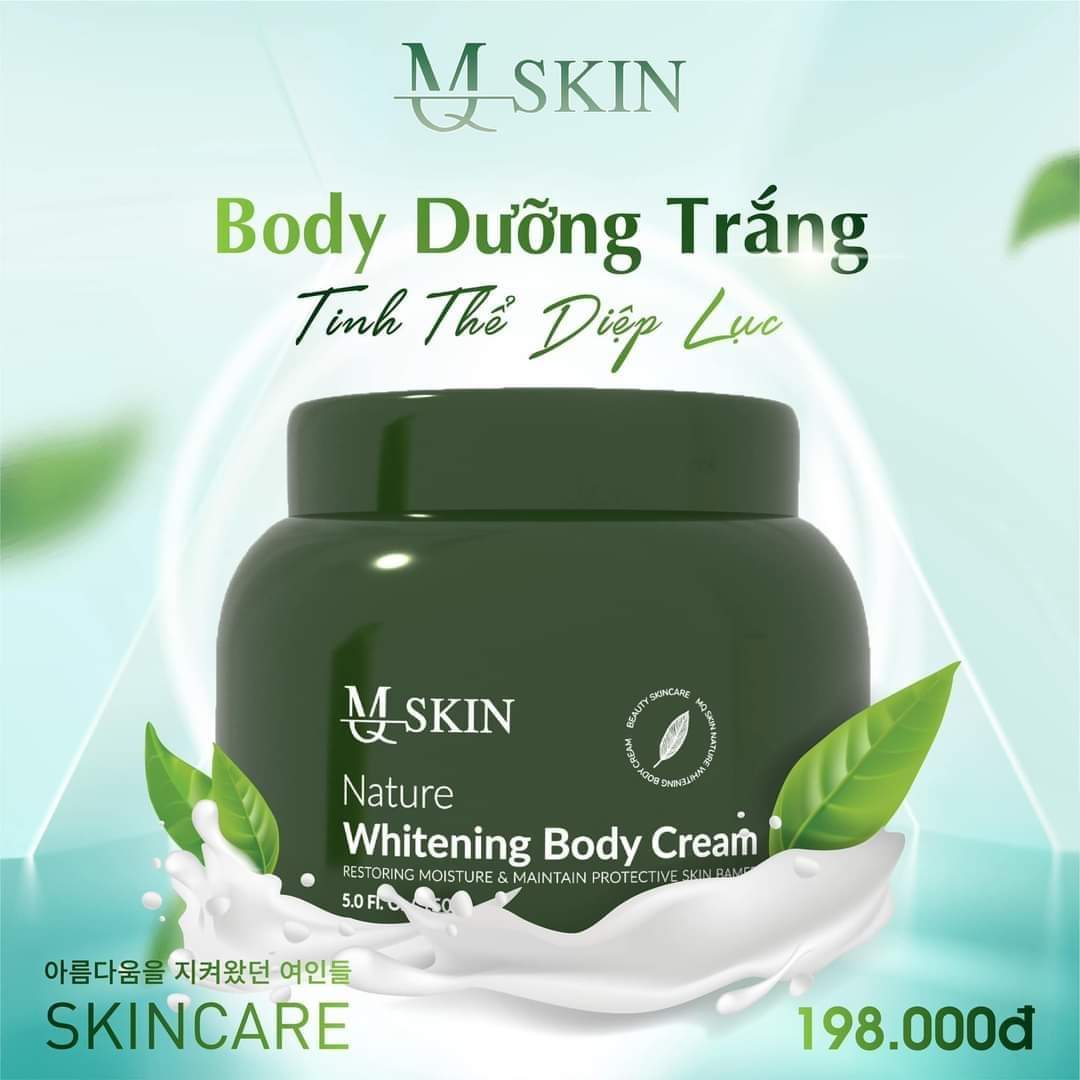 Kem Body Trắng Da Mq Skin Nhân Sâm 150G Trắng Da