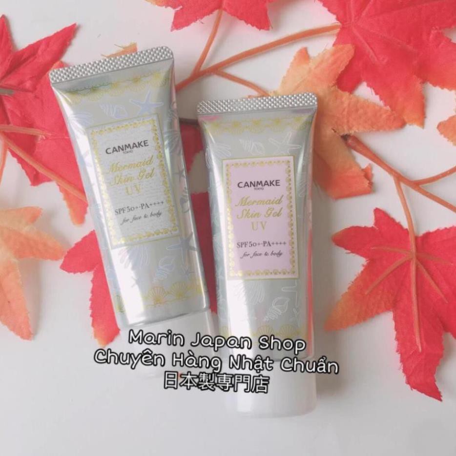 (Sale 350K - > 235K) Kem Lót Chống Nắng - Mermaid Skin Gel Uv Canmake Nhật Bản