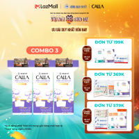 Combo 3 Bông tẩy trang Bông Bạch Tuyết làm sạch da Calla Velvet soft miếng bông lớn (100 Miếng/gói)