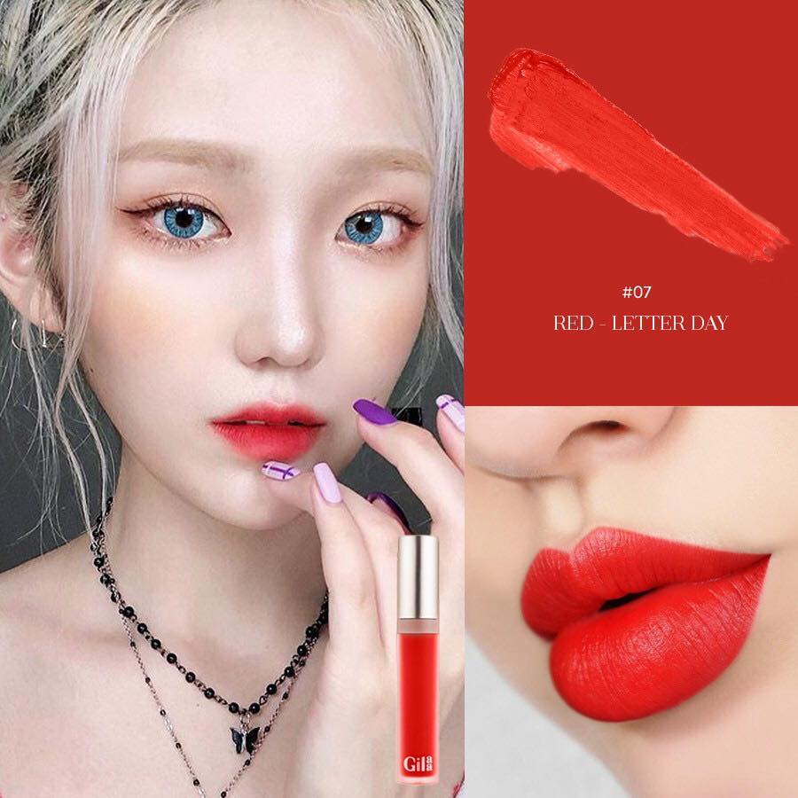 Son Kem Lì Nhiều Dưỡng Gilaa Long Wear Lip Cream 5g
