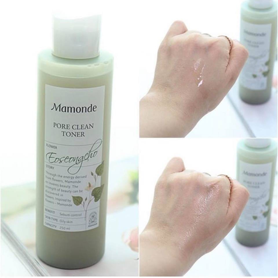 Nước hoa hồng Mamonde Pore Clean Toner 250ml