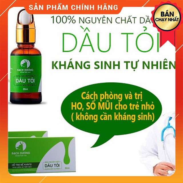 Dầu Tỏi Bạch Dương Organic 30Ml Tăng Sức Đề Kháng Phòng Ốm Vặt Ở Trẻ Hàng Chuẩn Công Ty