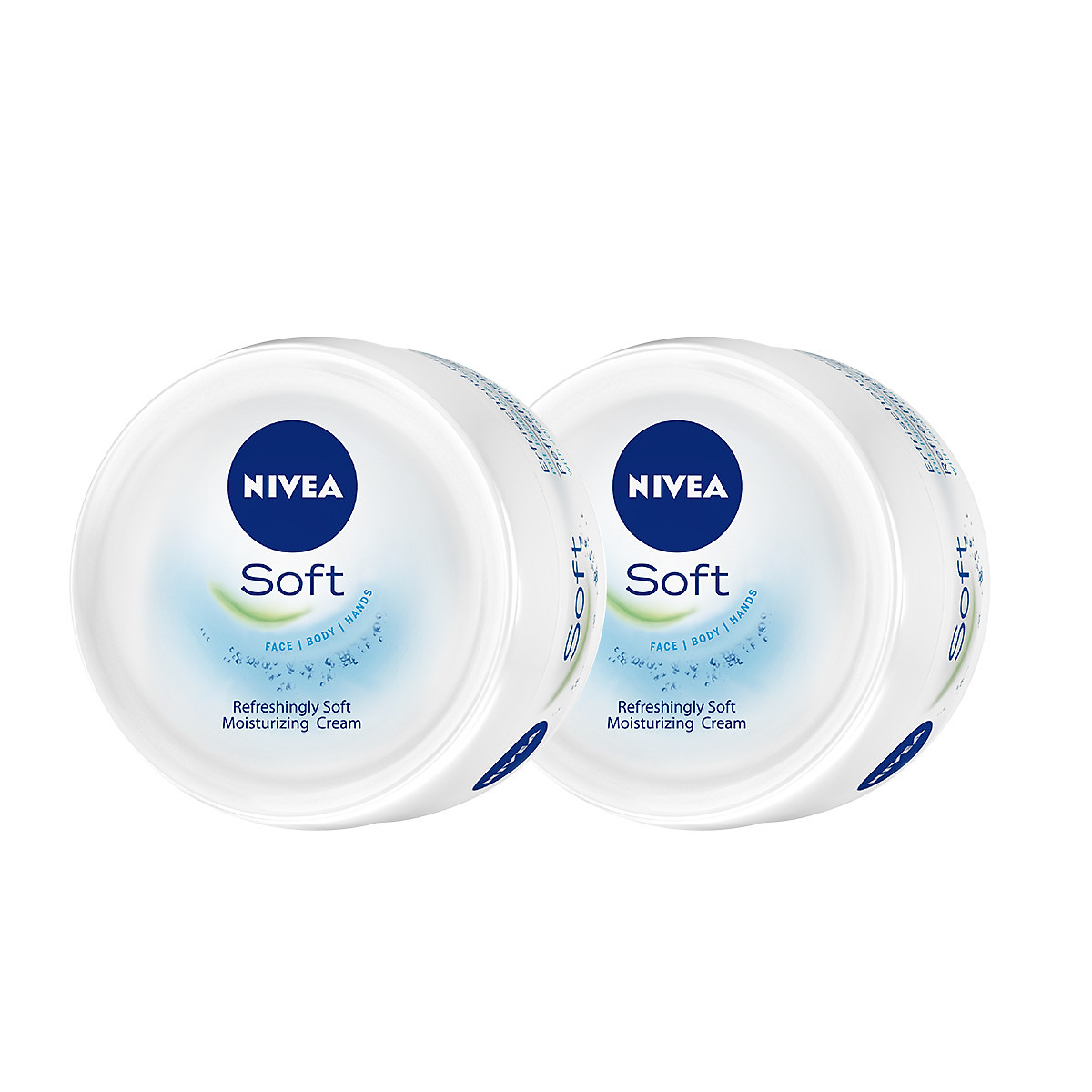 Combo 2 Hộp Kem Dưỡng Mềm Da Nivea Soft (50Ml/1 Hộp)