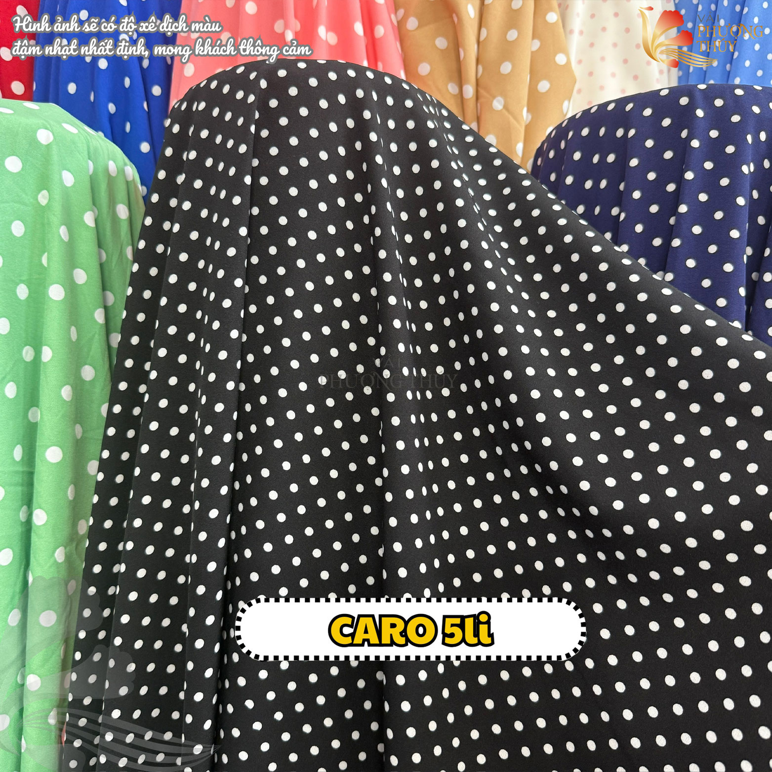 Vải Lụa 100D Phượng Thúy vải lụa nhật mềm mịn co giãn nhẹ may đồ bộ đầm váy và áo dài họa tiết hoa nhí khổ ngang 1m50