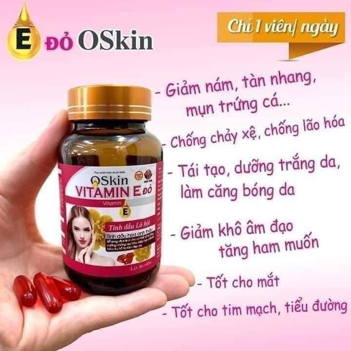 VITAMIN E ĐỎ SANG DA