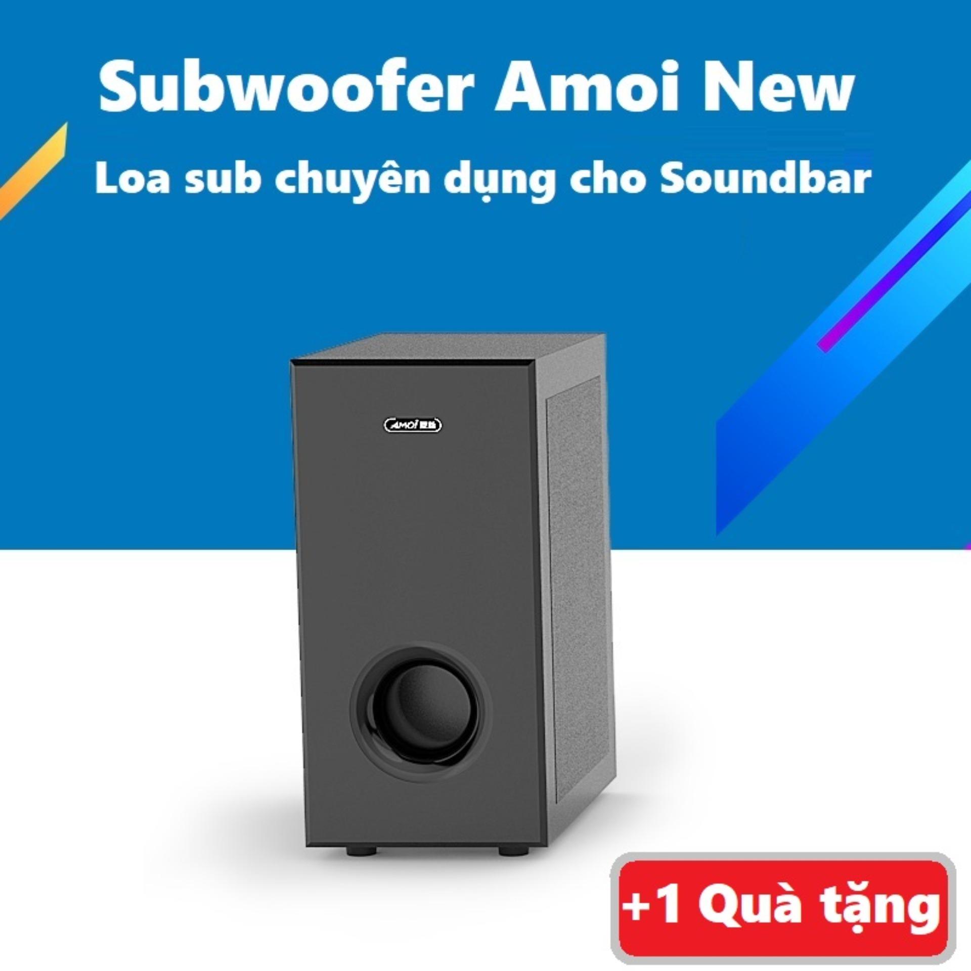 Loa Sub siêu trầm Amoi - Dùng kèm với Soundbar Amoi L5 - Loa siêu trầm cho dàn âm thanh tại nhà