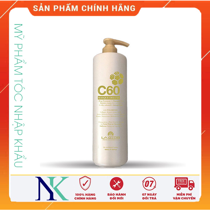 [HCM]Kem Dưỡng Tóc Diệu Kỳ C60 Masque Deluxe 1000Ml