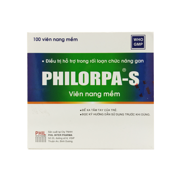 [ Chính Hãng] Hộp 100 Viên Philorpa S - Điều Tri Hỗ Trợ Rối Loạn Chức Năng Gan