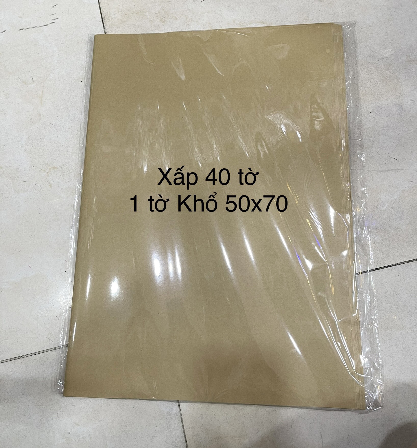 Giấy xi măng kraft dùng bọc hàng gói quà gói tập sách gói làm đồ handmade gói hoa ...