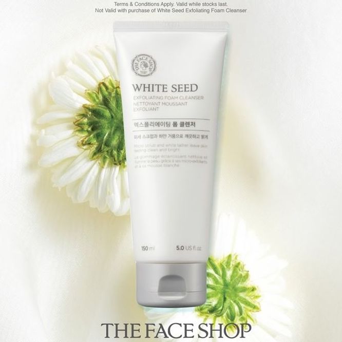 [Hcm]Sữa Rửa Mặt The Face Shop White Seed Exfoliating Foam Cleanser 140Ml Chính Hãng - 3580