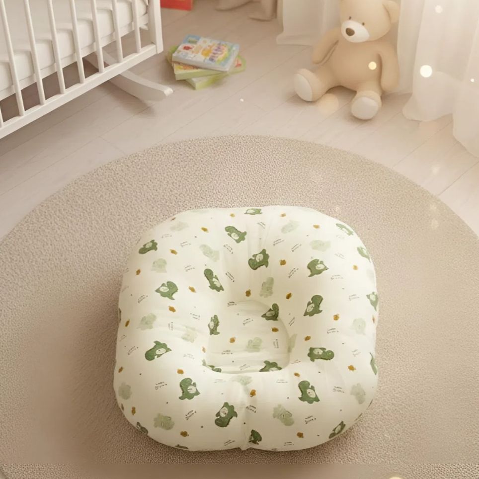 Gối chống trào ngược cao cấp vải Muslin Organic thoáng mát 65x75cm cho bé