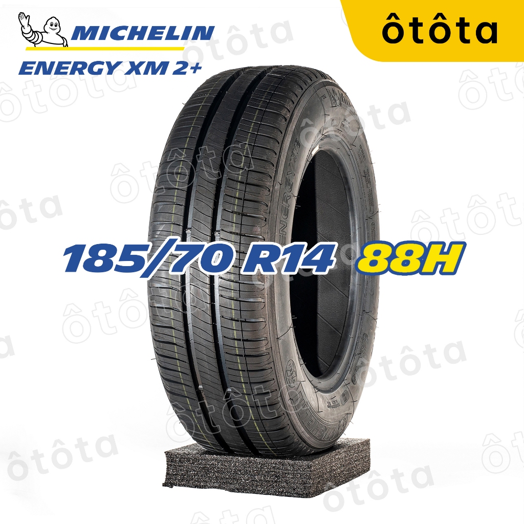 Lốp ô tô Michelin 185/70 R14 88H Energy XM 2+ – Chính Hãng BH 6 năm (185/70R14 185 70 R14)