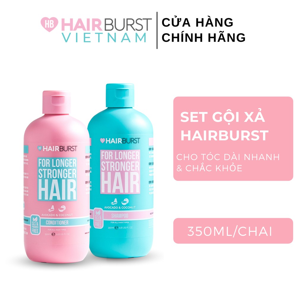 Et Gội Xả Hairburst Giúp Tóc Mọc Dài Hơn (Nhiều Ml)