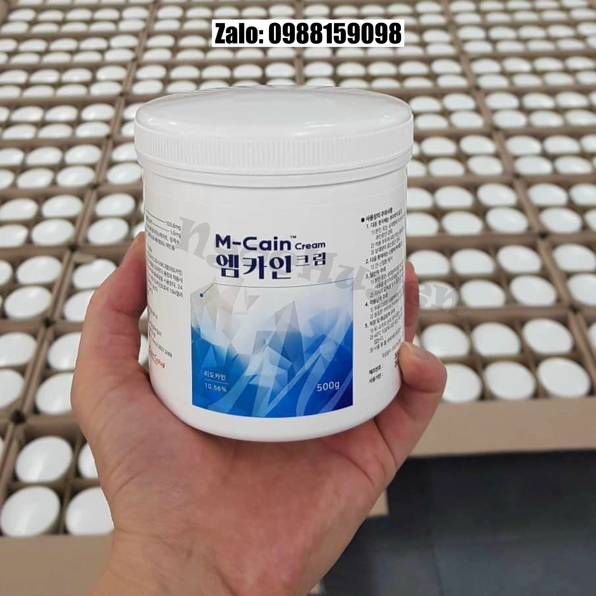Kem ủ tê M Cain 10.56% Hàn Quốc
