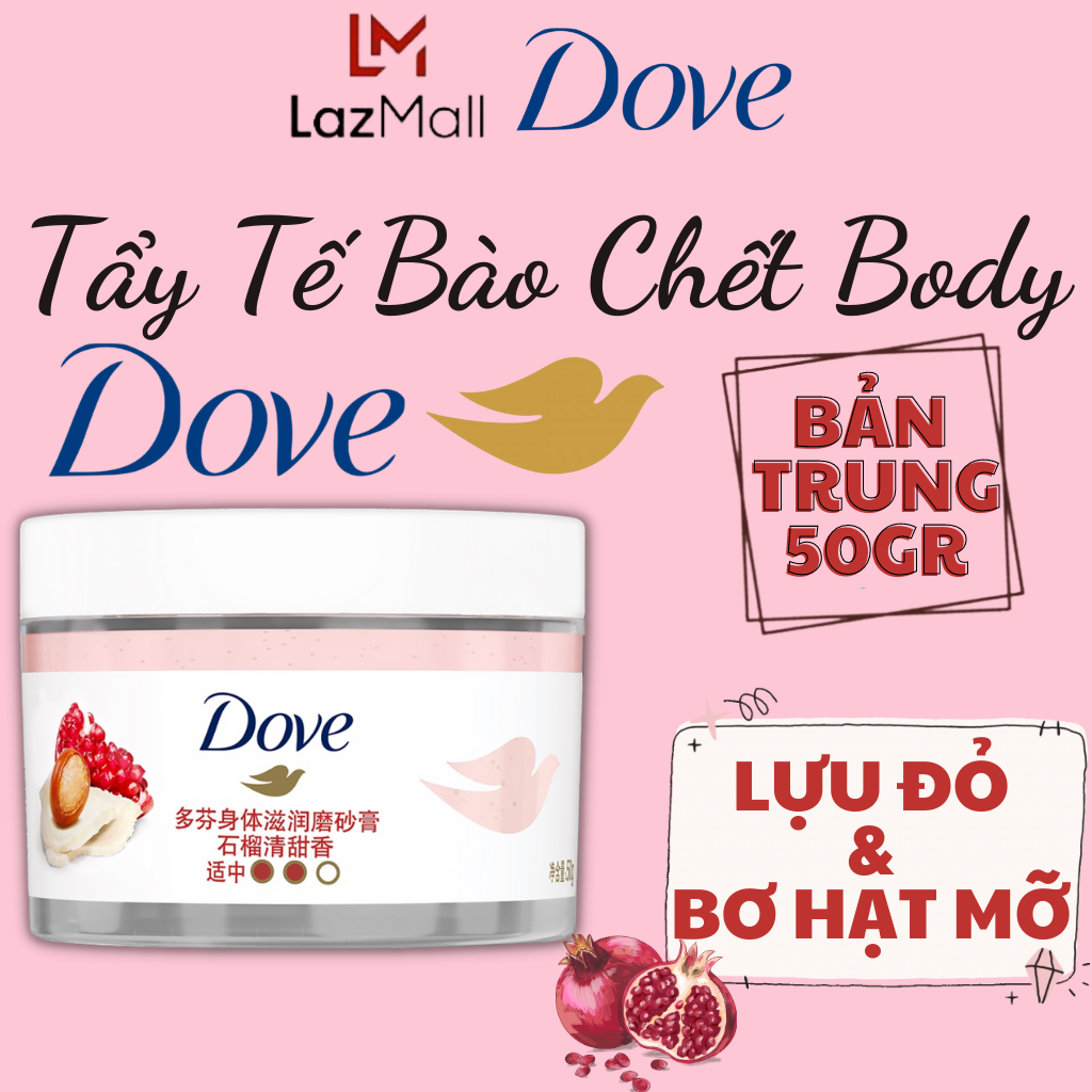 Tẩy Tế Bào Chết Dove Mỹ Exfoliating Body Polish 298g - Tẩy Da Chết Dove Mỹ - Tẩy Da Chết Dove Đức - 